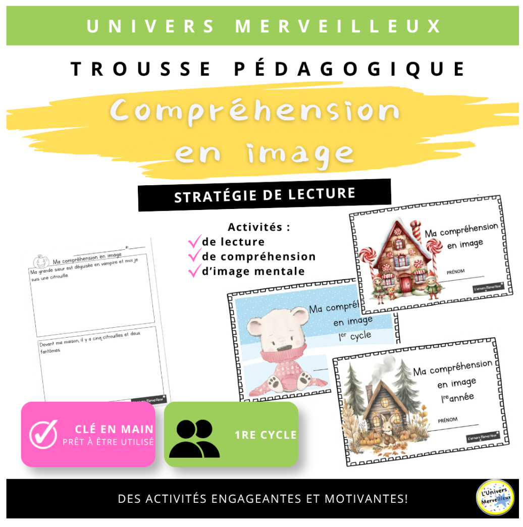 1er cycle du primaire-Trousse pédagogique «Ma compréhension en image»