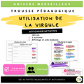 2e et 3e cycle du primaire-Trousse pédagogique «Utilisation de la virgule»