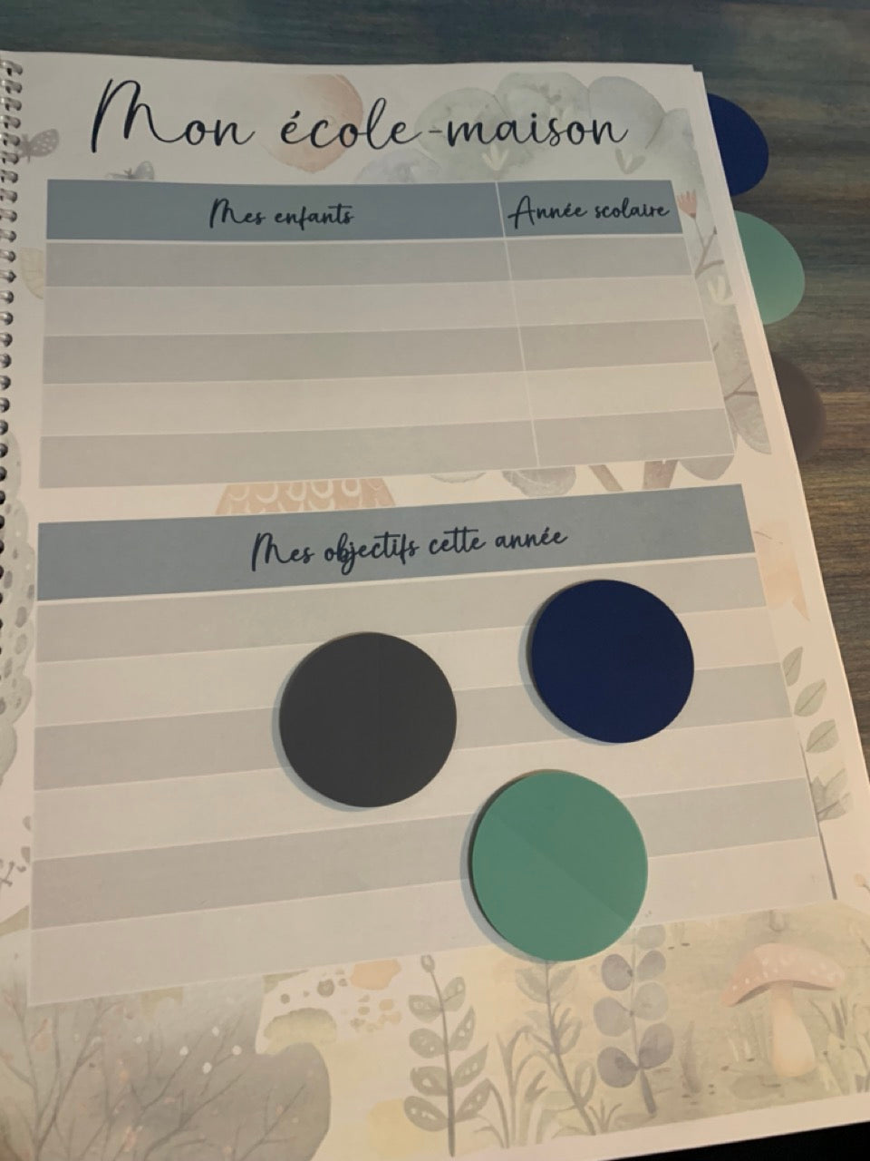Accessoires à planificateur-MARQUES PAGE RONDS