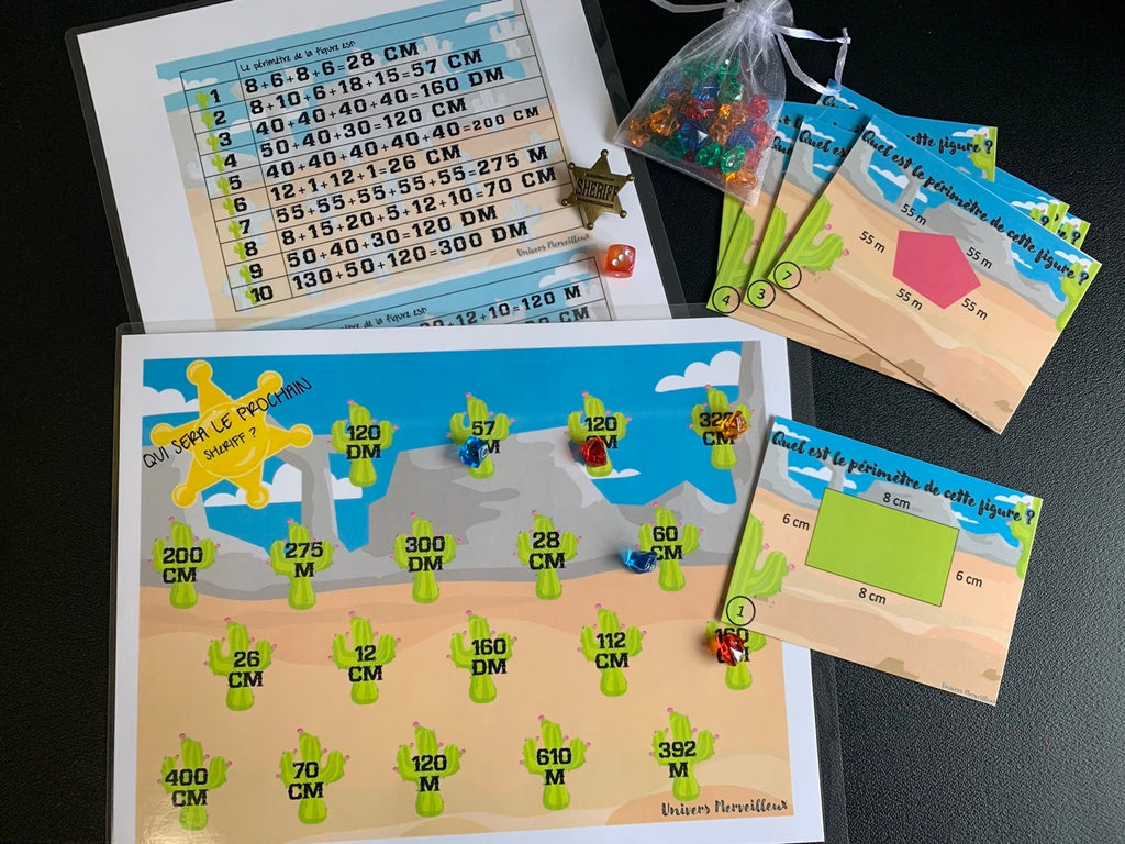 1er cycle du primaire-Jeu éducatif sur le périmètre