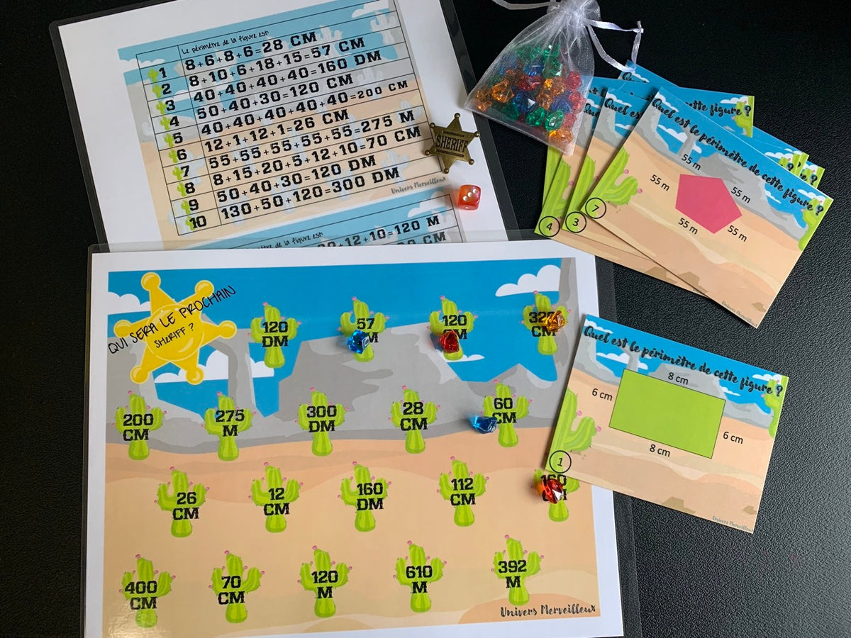 1er cycle du primaire-Jeu éducatif sur le périmètre