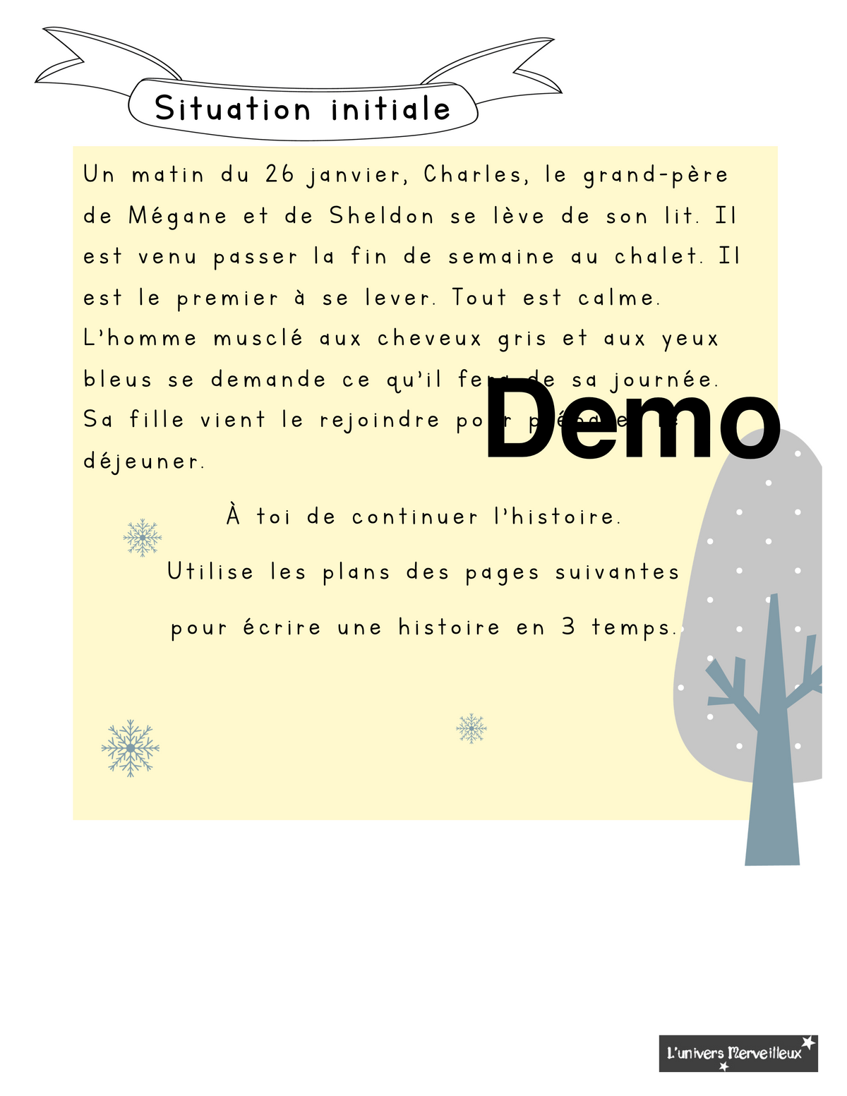 Nouveau! ENSEMBLE: 5 Histoires à compléter - 3 temps-1er cycle