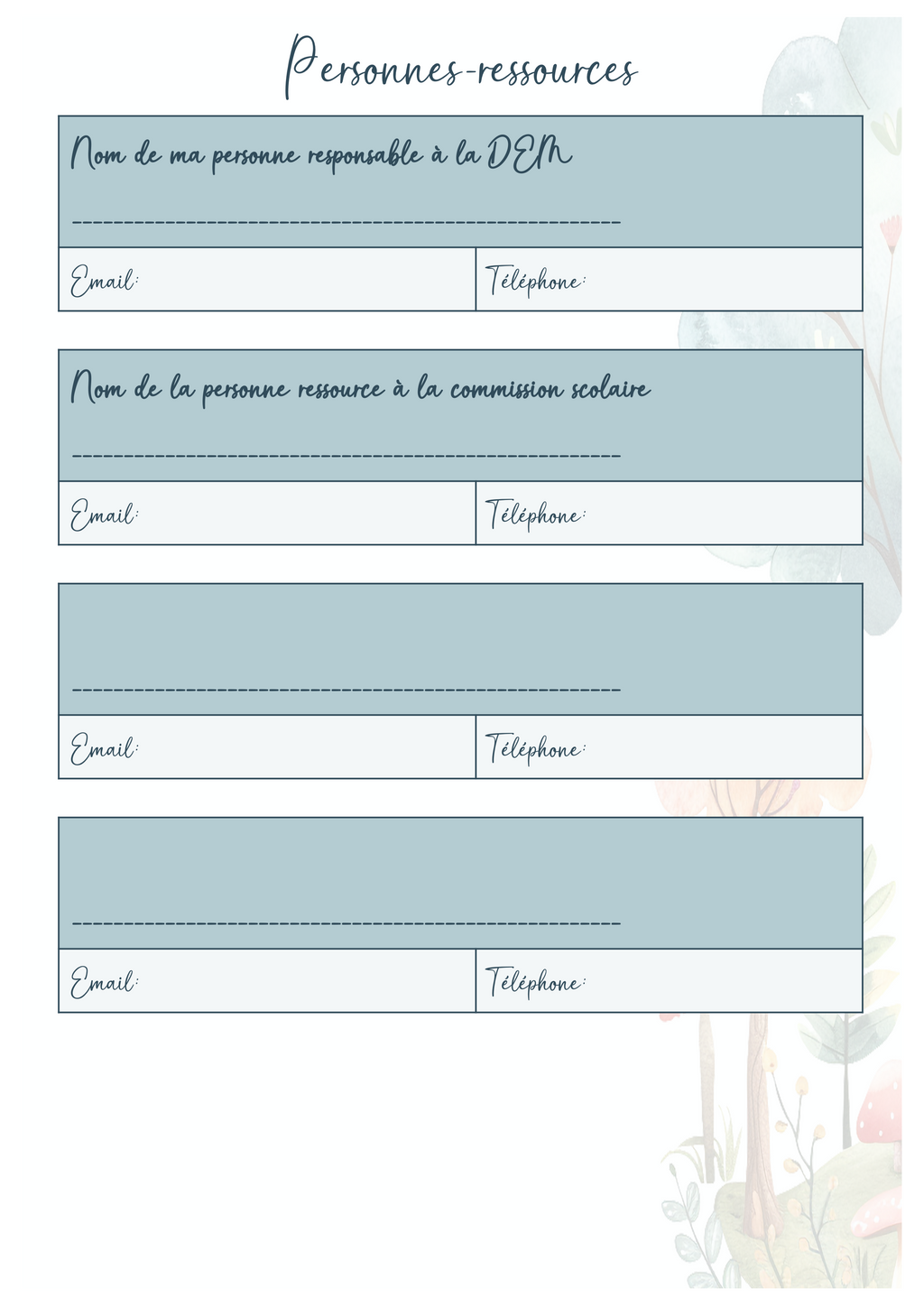 LE PLANIFICATEUR ÉCOLE-MAISON QU'IL TE FAUT